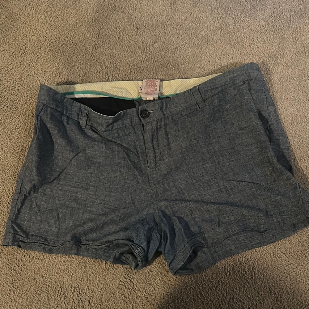 4/$15 Women's Gray/blue Casual Shorts